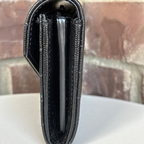 SOLD YSL Monogram Large Flap Wallet in Grained Leather - Picture 3 of 9